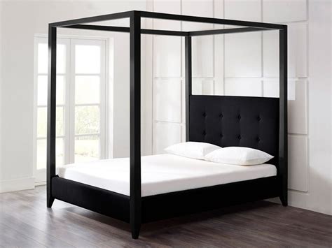 Classic and modern wrought iron beds from single to king size. French style black polished wrought iron canopy bed with ...