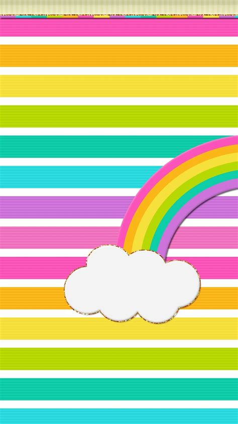 Cute Rainbow Iphone Wallpaper
