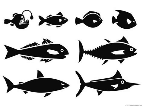 Touch device users, explore by touch or. Fish Stencils Coloring Pages Animal Printable Sheets fish ...