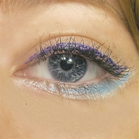 Different shades of blue liner on blue eyes | Blue liner, Shades of blue, Blue eyes