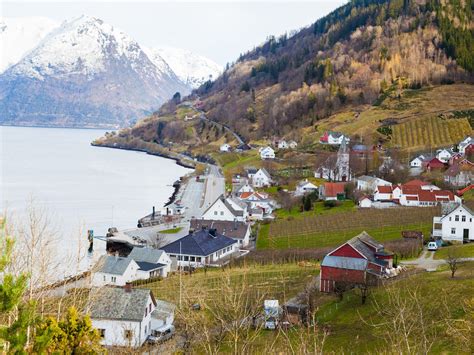 画像 57 ：ノルウェーのフィヨルド旅、可愛いウトネ村 ノルウェー All About