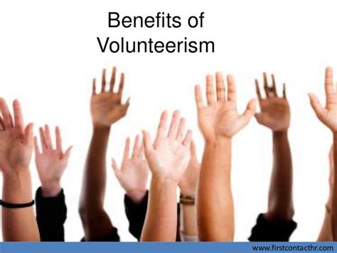 Benefits Of Volunteerism