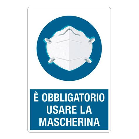 Cartello segnaletica di obbligo indossare guanti e mascherina. Cartello "È obbligatorio usare la mascherina" - Emergenza ...