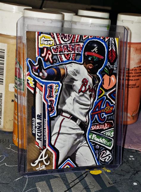 This set was a major hit at the time with packs costing $5 or. Just finished my first custom painted baseball card. I've ...