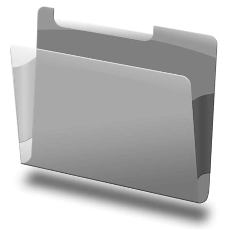 Grey Folder Icon At Vectorified Collection Of Grey Folder Icon