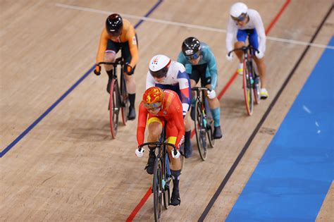 场地自行车女子凯林赛，上海选手钟天使晋级四分之一决赛奥运 文汇网
