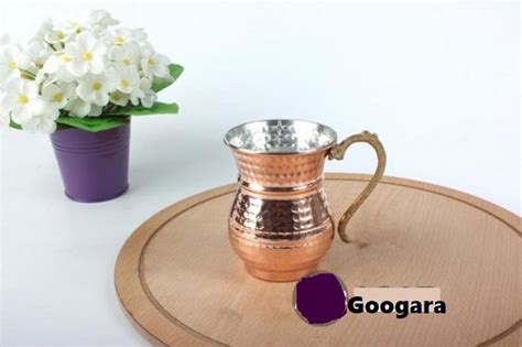 Turkish Handmade Pure Copper Mug Set Of Grand Bazaar