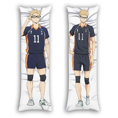 Kei Tsukishima Body Pillow Cover Custom Haikyuu Anime Gifts Gear Otaku