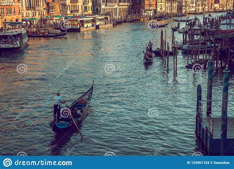 Venice Italy 17082018 Beautiful View Of Traditional