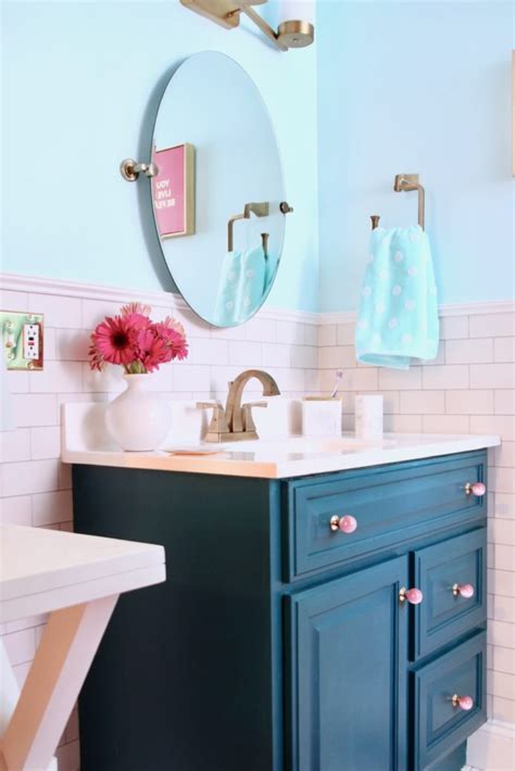 Get rid of ordinary white or basic blue tiles for more vibrant colors, including yellow, mauve, and greens. Surprise Her With a Chic Valentine's Day Bathroom Makeover