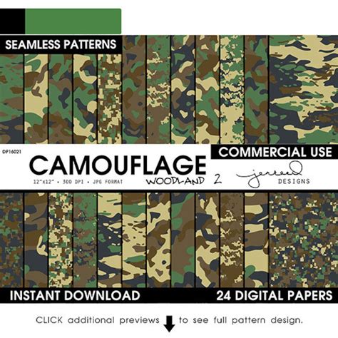 Army Camo Pattern Woodland Camo Military Camouflage Camoflague