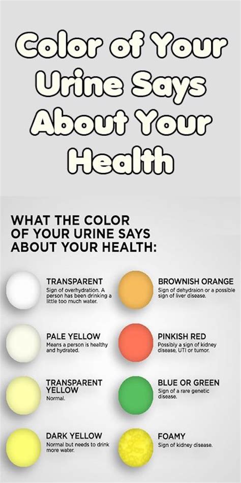 Heres What The Color Of Your Urine Says About Your Health Healthy Lifestyle