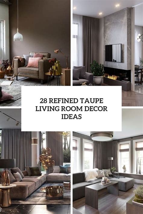 Best Taupe Paint Colors For Elegant Living Room Decoration Ideas