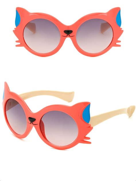 Girls Polarized Cartoon Cat Eye Sunglasses Mia Belle Girls