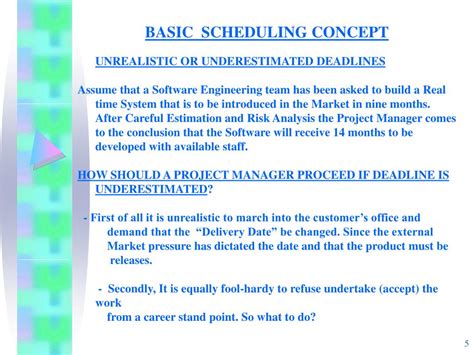 Ppt Project Scheduling Lecture Notes Powerpoint Presentation Free