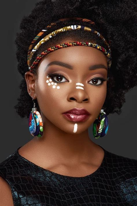 Pin By Ana Castellanos On Queen Adebisi African Tribal Makeup