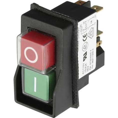 When wiring this switch you can choose if you'd like to illuminate it because of the independent lamp attached to terminals 8 and 7. Magnetic On-Off Switch - 120V | Grizzly Industrial