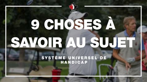 This app does not provide an official usga or r&a handicap index. 9 choses à savoir au sujet du nouveau Système universel de ...