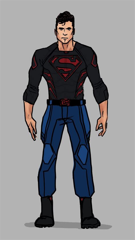Superboy Comics Quick Redesign Dc Comics Artwork Superhero Design