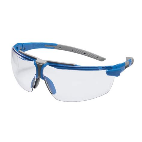 uvex schutzbrille i 3 s blau grau mit verstellbarer nasenauflage in schmaler ausführung kaufen