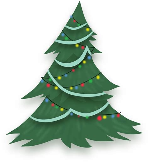 Clipart Transparent Background Christmas Lights Christmas Trees