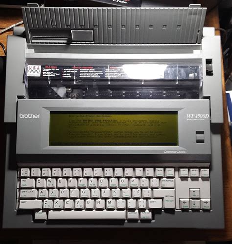 I Just Picked Up This Brother Word Processor For 6 At Goodwill It