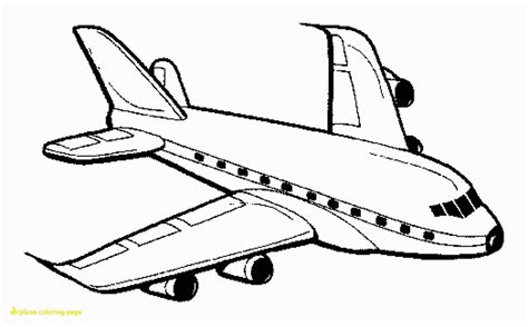 Airplane Coloring Pages for Preschool | divyajanani.org