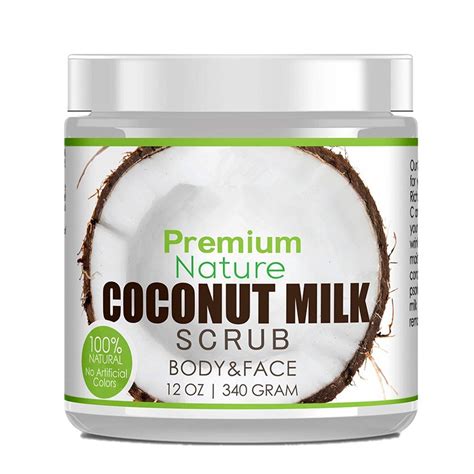 100 Natural Organic Coconut Scrub Private Label Body Exfoliating Scrub