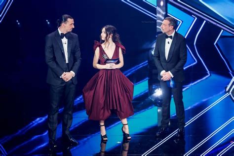 Matilda De Angelis Flaunts Her Cleavage At The St Sanremo Festival Photos The Sex Scene
