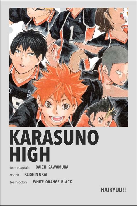 Check spelling or type a new query. Karasuno High | Anime minimalist poster, Minimalist anime ...