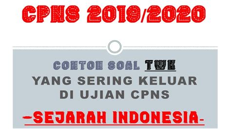 Tes intelijensi umum atau tiu merupakan salah satu tes yang ada dalam penerimaan cpns. CPNS 2019/2020 | Contoh Soal CPNS yang sering keluar TWK ...