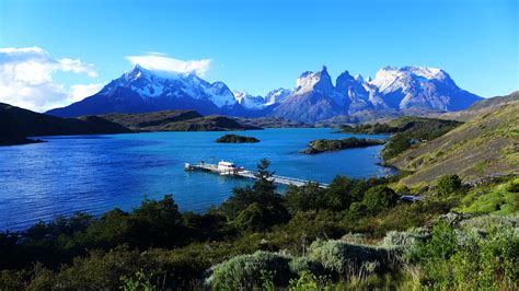 Fondos De Pantalla 1920x1080 Fotografía De Paisaje Chile Lago Montañas Pehoe Lake Patagonia