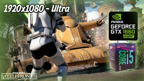 Star Wars Battlefront 2 Gtx 1660 Super I5 8400 Ultra 1080p