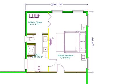 What Size Is A Master Bedroom With Bathroom And Walk In Closet