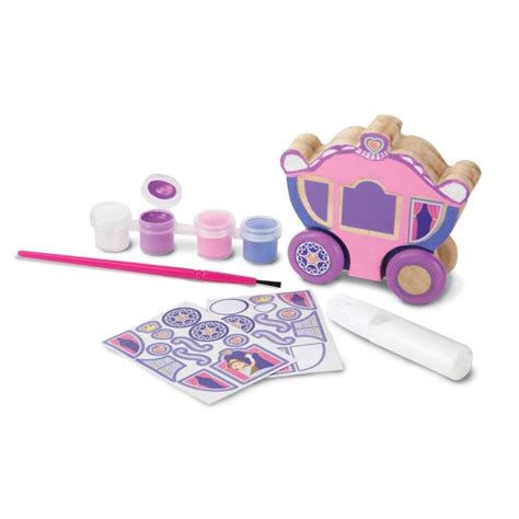 Melissa Andand Doug Decorate Your Own Wooden Princess Carriage