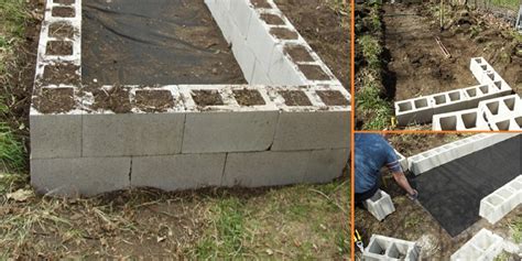 Making A Raised Garden Bed With Cinder Blocks Eco Snippets