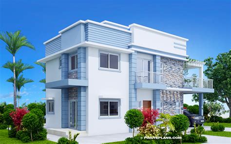 Alfonso Four Bedroom 2 Storey Cool House Plan Pinoy House Designs