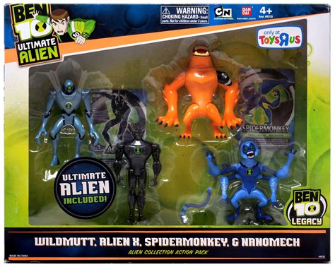 Ben 10 Ultimate Alien Alien Collection Action Pack 2 Action Figure Set