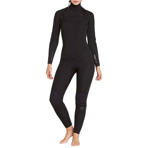 Billabong 54 Furnace Synergy Chest Zip Hooded Wetsuit Womens Evo