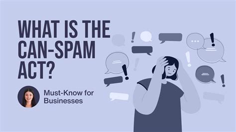 What Is The Can Spam Act Must Know For Businesses Youtube