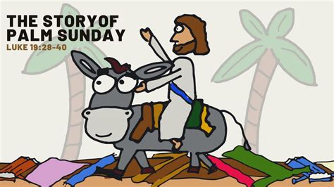 The Story Of Palm Sunday Kids Bible Talk Youtube