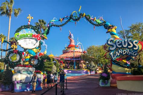 Universal Orlando Holidays The Entrance To Seuss Landing Universal