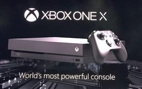 Microsoft Has Unveiled Its New Xbox One X Better Known As
