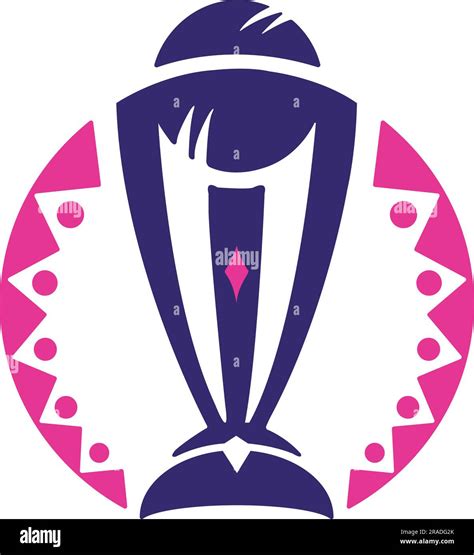Icc Cricket World Cup 2023 Trophy Stock Vector Images Alamy