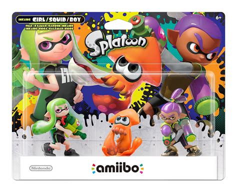 Nintendo Amiibo Splatoon Series 3 Pack Alt Colour Splatoon Series Edition Ebay