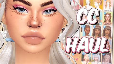 The Sims 4 Maxis Match Cc Haul 24 🌿 Male And Female Hairs Jewelry