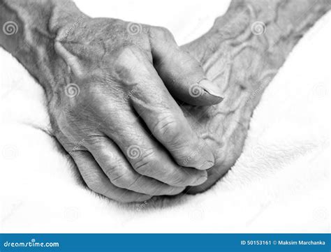 Hands Of The Old Man Stock Image Image Of Helping Charity 50153161