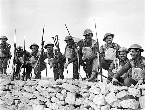 1941 Bardia North Africa Some Of The Australian Infantry Who Stormed