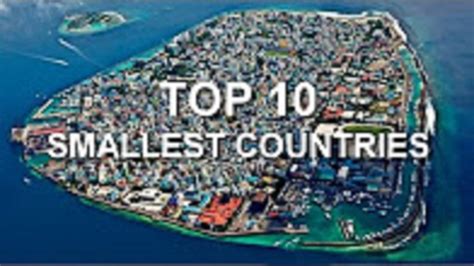 Top 10 Smallest Countries Elite Facts