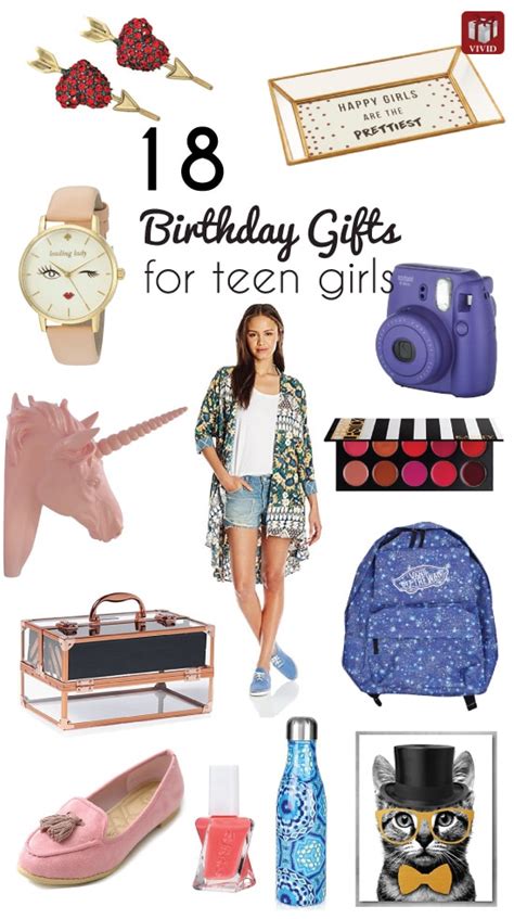 Depends on what they like, teem girls at the age of love fashion and unique things. 18 Top Birthday Gift Ideas for Teenage Girls - Vivid's ...